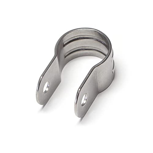 PRIOstahl Rohrschelle Schelle Bügelschelle Schlauchschelle Befestigungschelle Vollschale - U Schelle 25mm x 1 Stück für Rohrbefestigung Rohrhalterung Rohrklemme Verbindung aus Edelstahl V4A von PRIOstahl