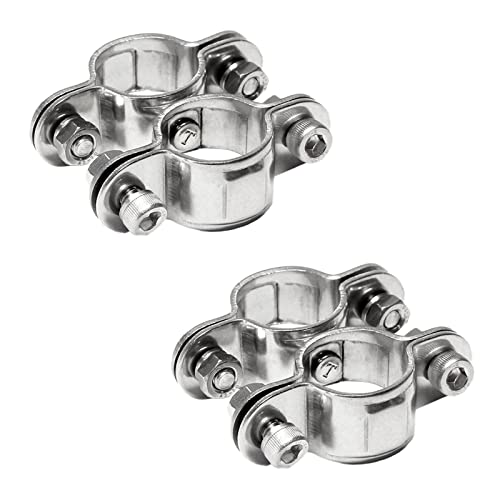 PRIOstahl Rohrschellen Doppelschelle Bügelschelle Schelle Schlauchschellen - Rohrschelle doppelt feststehend 25mm x 2 Stück für Rohrbefestigung Rohrhalterung Rohrklemme Rohr aus Edelstahl V2A PRIOstahl Rohrschellen Doppelschelle Bügelschelle Schelle Schlauchschellen - Rohrschelle doppelt feststehend 25mm x 2 Stück für Rohrbefestigung Rohrhalterung Rohrklemme Rohr aus Edelstahl V2A von PRIOstahl