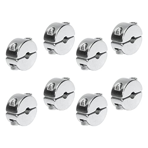 Stoppklemme (teilbar) aus Edelstahl V4A - Seilklemme Drahtklemme Drahtseil Klemme Drahtseilklemme (3mm, 8 Stück) von PRIOstahl