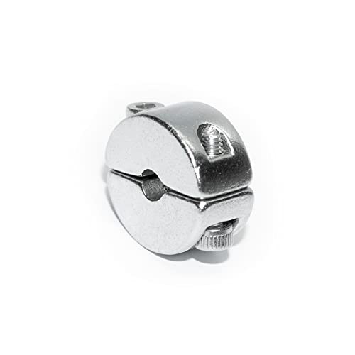 Stoppklemme (teilbar) aus Edelstahl V4A - Seilklemme Drahtklemme Drahtseil Klemme Drahtseilklemme (3mm,1 Stück) von PRIOstahl