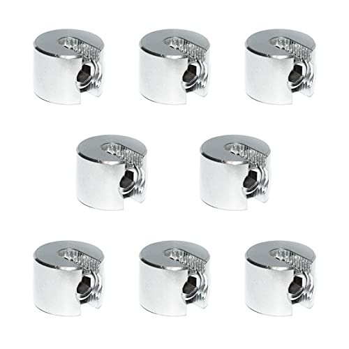 Stoppklemme aus Edelstahl V4A - Seilklemme Drahtklemme Drahtseil Klemme Drahtseilklemme (5mm, 8 Stück) von PRIOstahl