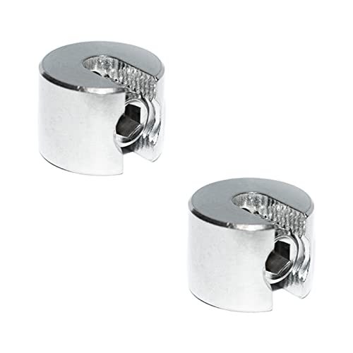 Stoppklemme aus Edelstahl V4A - Seilklemme Drahtklemme Drahtseil Klemme Drahtseilklemme (5mm, 2 Stück) von PRIOstahl