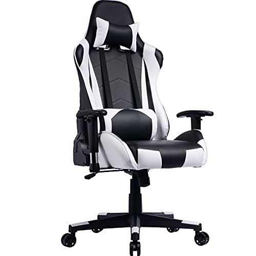 PRISP Gaming Stuhl mit Klapplehne; Gamer Bürostuhl; Racing Computerstuhl Racer Sessel von PRISP