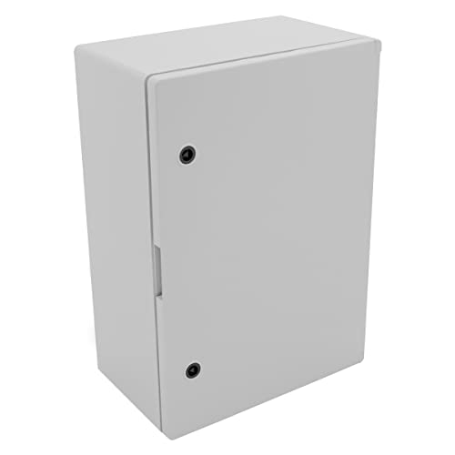 PRITEX – Kunststoff Schaltschrank IP65 Industriegehäuse 500 x 700 x 245 mm – Verteilerkasten mit verzinkter Montageplatte – Tür mit umlaufender Dichtung – Leergehäuse Sicherungskasten (Grau) von PRITEX