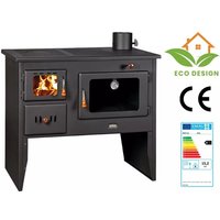 Eek a -Küchenofen Holzherd Beine Ofen Vielstoff Stahl Top Prity 2P41 BImSchII 15.2 kw von PRITY