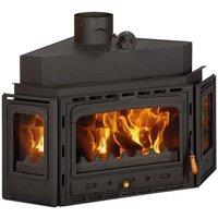 Kamineinsatz PRITY ATC – 14,2 kW A+ Ø200 mm XL Gusstür von PRITY