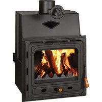 Kamineinsatz PRITY CM 13,5 kW Klasse A Ø150 mm Gusstür von PRITY