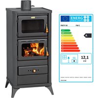 Prity - Holzofen fm e mit Backfach – 12,1 kW – Graphitschwarz – Energieklasse a – Backfach mit integriertem Thermometer Prity - Holzofen fm e mit Backfach – 12,1 kW – Graphitschwarz – Energieklasse a – Backfach mit integriertem Thermometer von PRITY