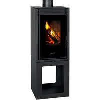 Prity - Holzofen pmv-tv – 11 kW – Graphitschwarz – Energieklasse a – Modernes Panoramadesign von PRITY