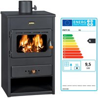 Eek a - Kaminofen, Holzofen Prity Modell K1, Leistung 9.5 kW, bimschv 2 von PRITY