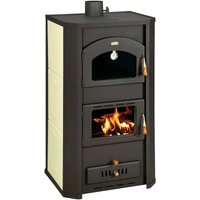 Prity - Holzofen mit Backofen für Zentralheizung. Heizleistung 6,5 + 17,3 kW. Festbrennstoffofen zum Kochen und Heizen. fg W20 Modell von PRITY