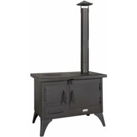 Prity - kW-Garten-Holzofen zum Kochen von Speisen. Backofen, Herd, Kamin und Deckel inklusive. von PRITY