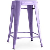 Industrial Style - Barhocker - Industriedesign - 60cm - Neuauflage - Stylix Pastellpurpur von INDUSTRIAL STYLE