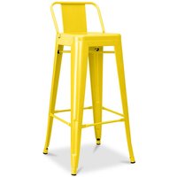 Barhocker mit Rückenlehne - Industriedesign - 76cm - New Edition - Stylix Gelb Barhocker mit Rückenlehne - Industriedesign - 76cm - New Edition - Stylix Gelb von PRIVATEFLOOR