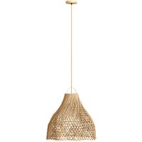 Privatefloor - Boho-Stil Rattan Hängeleuchte - Rodric von PRIVATEFLOOR