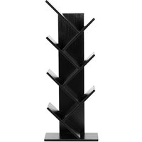 Privatefloor - Holzbücherregal - Modernes Design - Bluey Schwarz Privatefloor - Holzbücherregal - Modernes Design - Bluey Schwarz von PRIVATEFLOOR