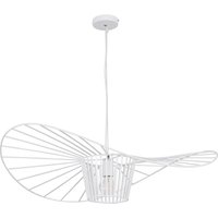 Privatefloor - Deckenlampe - Hängeleuchte Pamela Design - 100cm - Vertical Weiß von PRIVATEFLOOR