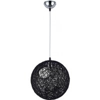 Privatefloor - Deckenlampe - Pendelleuchte im Kugeldesign - Seil - Wanton Schwarz von PRIVATEFLOOR