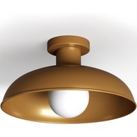 Privatefloor - Deckenlampe - Vintage Deckenleuchte - Gubi Gealtertes Gold - Metall - Gealtertes Gold von PRIVATEFLOOR