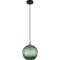 Deckenlampe im Vintage-Design - Grüne Kugel Pendelleuchte - Viola Grün - Glas, Metall - Grün von PRIVATEFLOOR