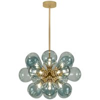 Deckenlampe mit Kristallkugeln - Pendelleuchte - Jacobella Blue von PRIVATEFLOOR
