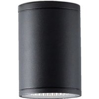 Privatefloor - Deckenwandlampe für den Außenbereich LED-Scheinwerfer - Alua Schwarz - Aluminium - Schwarz von PRIVATEFLOOR