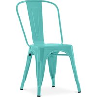 Esszimmerstuhl - Industriedesign - Stahl - Neuauflage - Stylix Pastellgrün von TOLIX STYLE