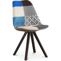 Esszimmerstuhl - Bezogen mit Patchwork -Pixi Multicolor Esszimmerstuhl - Bezogen mit Patchwork -Pixi Multicolor von PRIVATEFLOOR