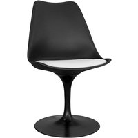Esszimmerstuhl - Schwarzer Drehstuhl - Tulip Weiß von PRIVATEFLOOR