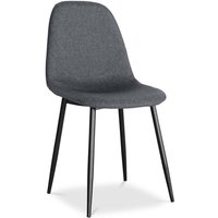 Esszimmerstuhl - gepolstert mit Stoff - Faby Grau Esszimmerstuhl - gepolstert mit Stoff - Faby Grau von PRIVATEFLOOR