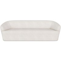 Gebogener 3-Sitzer-Bouclé-Stoffsofa - Bold Weiß Gebogener 3-Sitzer-Bouclé-Stoffsofa - Bold Weiß von PRIVATEFLOOR