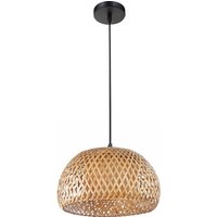 Bambus-Deckenlampe - Pendelleuchte im Boho-Bali-Design - Talli Natural wood - Bambus - Natural wood von PRIVATEFLOOR