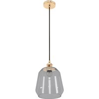 Privatefloor - Deckenlampe - Pendelleuchte - Glas und Metall - Amaia Grau - Metall, Glas - Grau von PRIVATEFLOOR