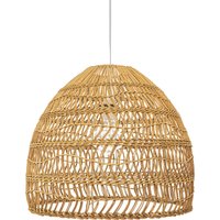 Rattan-Deckenlampe - Pendelleuchte im Boho-Bali-Design - 40cm - Hoa Natural wood - Rattan - Natural wood von PRIVATEFLOOR