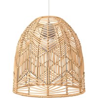 Rattan-Deckenlampe - Pendelleuchte im Boho-Bali-Design - Bu Leichtes Naturholz - Rattan - Leichtes Naturholz von PRIVATEFLOOR