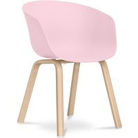 Maylis Chair Skandinavisches Design - Mattes Pastellpink von PRIVATEFLOOR