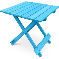 Privatefloor - Gartentisch - Adirondack Holz Beistelltisch - Alana Turquoise von PRIVATEFLOOR