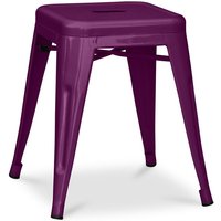 Industriedesign Hocker - 45cm - Neue Edition - Stylix Purple Industriedesign Hocker - 45cm - Neue Edition - Stylix Purple von PRIVATEFLOOR
