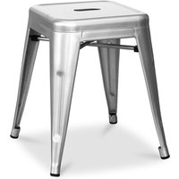 Industriedesign Hocker - 45cm - Neue Edition - Stylix Silber Industriedesign Hocker - 45cm - Neue Edition - Stylix Silber von PRIVATEFLOOR