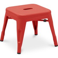 Kinderstuhl Stylix Industriedesign Metall - Neuauflage Rot von PRIVATEFLOOR