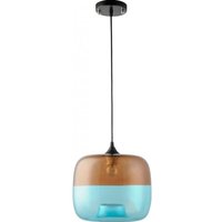 Lampe Coffee Blue Suspendue - Kristall Blue - Glas, Eisen, Metall - Blue von PRIVATEFLOOR