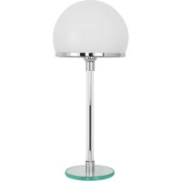 Privatefloor - Tischlampe - Design Schreibtischlampe - Nauhas Weiß - Glas, Metall, Metall - Weiß von PRIVATEFLOOR