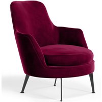 Polster-Designsessel aus Samt im Zeitgenössischen Stil - Hanneh Weinrot Polster-Designsessel aus Samt im Zeitgenössischen Stil - Hanneh Weinrot von PRIVATEFLOOR