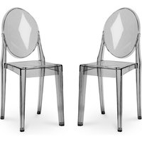 2er-Pack transparente Esszimmerstühle - Victoria Queen 2er-Pack transparente Esszimmerstühle - Victoria Queen von PRIVATEFLOOR