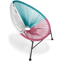 Stuhl für den Außenbereich - Gartenstuhl - Acapulco Multicolor - Stahl, Synthetisches Rattan, Metall, Kunststoff - Multicolor von PRIVATEFLOOR