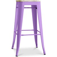 Privatefloor - Barhocker - Industriedesign - Stahl & Holz - 76cm - Stylix von PRIVATEFLOOR