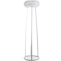 Stehlampe - Wohnzimmerlampe mit Kristallknöpfen - Savoni Transparent - Stahl, Acryl, Kunststoff, Metall - Transparent von PRIVATEFLOOR