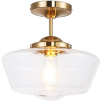 Deckenlampe - Vintage-Stil Pendelleuchte - Suki Transparent - Glas, Metall - Transparent von PRIVATEFLOOR