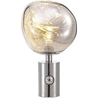 Tischlampe - Wohnzimmerlampe im Kugel-Design - Evanish Silber - Acryl, Metall - Silber von PRIVATEFLOOR