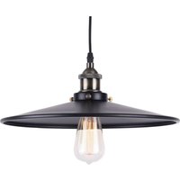 Privatefloor - Deckenlampe - Industrie-Design-Pendelleuchte - Jack Schwarz - Metall, Metall - Schwarz von PRIVATEFLOOR